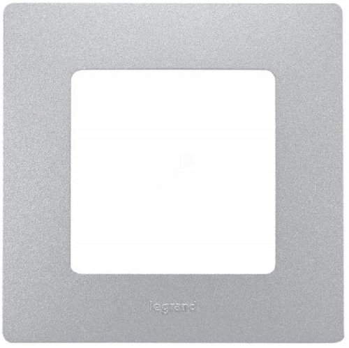 Рамка универсальная Legrand Etika 1-м. алюминий  картинка